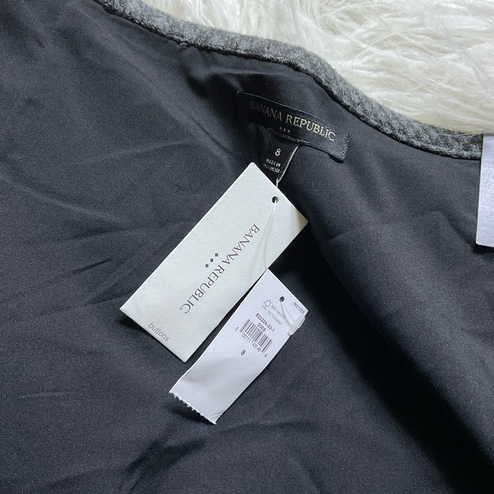 NWT‎ Banana Republic Houndstooth Wrap Mini Skirt - Picture 2 of 4